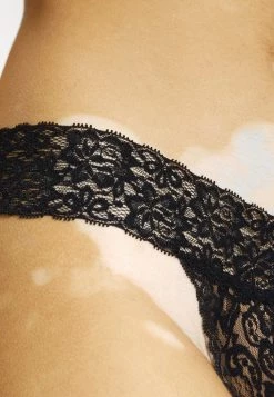 Nly by Nelly WHAT I LIKE THONG 3er Pack - Schwarz/Dunkelrot - Damen Unterwäsche -Nly by Nelly Verkaufsladen b943622a64054866b23c743b8daf4cbb