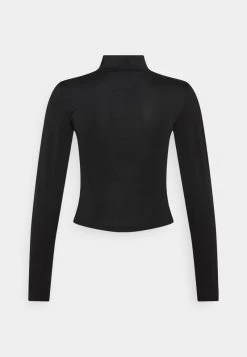 Nly by Nelly DRAWSTRING SLINKY Langarmshirt - Schwarz, Damen | Elegantes Langarmshirt für Frauen -Nly by Nelly Verkaufsladen b981a3ebaaf3459fa0e23558eaaaa289