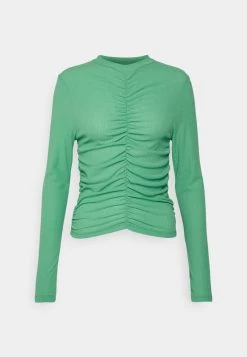 Nly by Nelly Langarmshirt mit Front-Detail - Grünes Damen-Shirt | Modisches Oberteil -Nly by Nelly Verkaufsladen bba4c9b5e35d4b3da23f4510e1a3eb93
