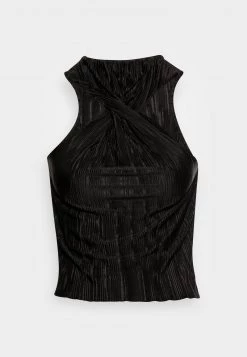 Nly by Nelly TWIST PLISSÉ TOP - Elegante Bluse in Schwarz für Damen -Nly by Nelly Verkaufsladen bc5423328ae7492986bc9839e486c72a