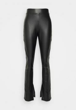 Nly by Nelly STUNNING SLIT PANTS - Stoffhose - Black, Damen | Elegante Stoffhose mit Seitenschlitz -Nly by Nelly Verkaufsladen bd02e14ceb1d4072a07bb8f77bac63d1