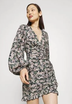 Nly by Nelly ROMANTIC DRESS - Elegantes Cocktailkleid in Schwarz für Damen -Nly by Nelly Verkaufsladen bf371fe2aa0049588ef95b2b0e1e79a7