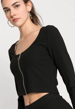 Nly by Nelly ZIP SET - Stoffhose in Schwarz für Damen | Bequeme und stylische Hose -Nly by Nelly Verkaufsladen c0f951edd5e94f298864ad15a64e352c