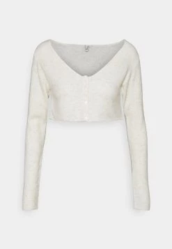 Nly by Nelly MINI CARDIGAN - Strickjacke in Hellgrau für Damen | Modische Strickmode -Nly by Nelly Verkaufsladen c2362579e74f4500971eef56e0095550