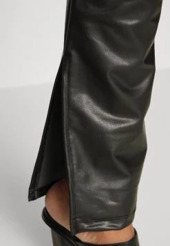 Nly by Nelly STUNNING SLIT PANTS - Stoffhose - Black, Damen | Elegante Stoffhose mit Seitenschlitz -Nly by Nelly Verkaufsladen c5f3561ffe2b45fb81eb2aabbe7360ad