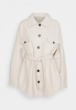 Nly by Nelly MY DEAREST SHACKET - Kurzmantel in Light Beige für Damen | Stilvoller Übergangsjacke -Nly by Nelly Verkaufsladen c680d58fa4e543d1af8f9ff369ae5120