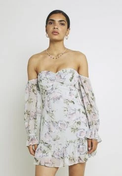 Nly by Nelly LOVESTRUCK FLOUNCE DRESS - Cocktailkleid/Festliches Kleid - Multicoloured, Damen | Abendkleider