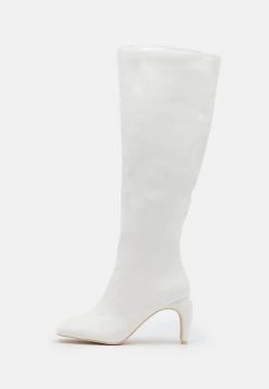 Nly by Nelly NEXT LEVEL BOOT - Weiße Damen Stiefel - Klassische Stiefel -Nly by Nelly Verkaufsladen cb7d8b74824e4c709a547d21819b7726