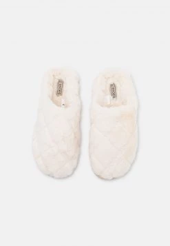 Nly by Nelly QUILTED FLAT - Pantolette Flach - Cream, Damen | Bequeme Flache Pantoletten -Nly by Nelly Verkaufsladen d18d40973c84479690e027594a168a6f