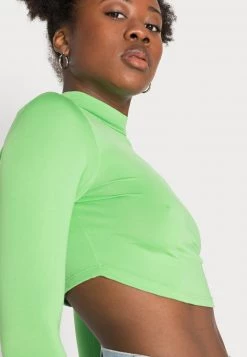 Nly by Nelly CURVED SPORTY Langarmshirt - Grün, Damen | Sportliches Langarmshirt für Frauen -Nly by Nelly Verkaufsladen d412d156ba8d45ed889bc3e2c69dd58c