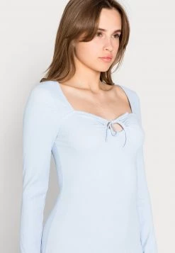 Nly by Nelly SWEETHEART DRESS - Freizeitkleid in Blau für Damen | Bequemes Sommerkleid -Nly by Nelly Verkaufsladen d43c67d369874e2ba6f2b5581b7ec554