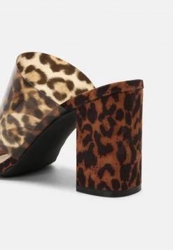 Nly by Nelly EDGY SUMMER - Pantolette Hoch in Braun für Damen | Hohe Pantoletten | Trendige Sommerschuhe -Nly by Nelly Verkaufsladen d5e23a330d854f8d923135747b86c18d