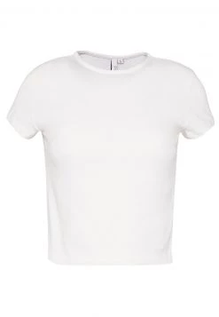 Nly by Nelly PERFECT CROPPED TEE - Weißes Basic T-Shirt für Damen -Nly by Nelly Verkaufsladen d653d46c48594e2aa47ed268a4d54a12