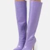 Nly by Nelly POTION UNDER KNEE BOOT - Lavender Stiefel für Damen | Klassische Stiefel -Nly by Nelly Verkaufsladen d72a8d0a8dce40bdb33e99ea5a9822d3