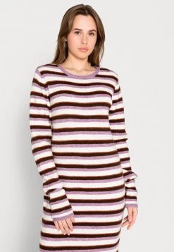 Nly by Nelly LONG COSY DRESS - Strickkleid - Mehrfarbig, Damen | Bequemes Strickkleid für jeden Anlass -Nly by Nelly Verkaufsladen d753c2a370fb4cd4b6559a951182940e