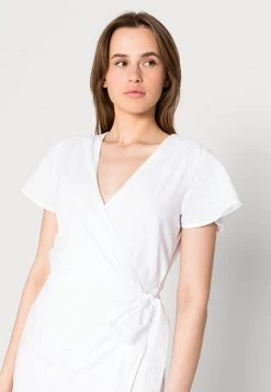 Nly by Nelly DRAPY DRESS - Freizeitkleid in Weiß für Damen | Bequemes Sommerkleid -Nly by Nelly Verkaufsladen d87d634ff13c4b449307d8f372a7c1d9