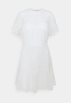 Nly by Nelly FLOUNCE DRESS - Weißes Cocktailkleid für Damen | Festliches Abendkleid -Nly by Nelly Verkaufsladen d8aecd12ee43488db54cb854a69b4d46