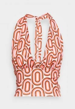 Nly by Nelly TIE HALTERNECK Top - Damen, Print-Design, Sommer-Top -Nly by Nelly Verkaufsladen d8f794d59dab410aaf593d753bdb2a17