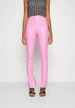 Nly by Nelly STUNNING SLIT PANTS - Stoffhose in Pink für Damen | Elegante Stoffhose mit Seitenschlitz