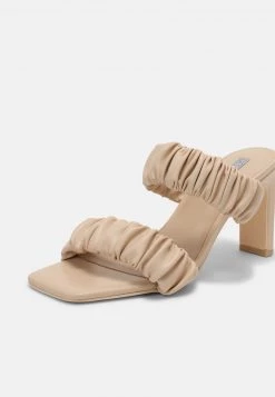 Nly by Nelly LOST ON YOU - Beige Hohe Pantoletten für Damen | Elegante Sommerschuhe -Nly by Nelly Verkaufsladen e167baf69513491ea18c33d903204fb2