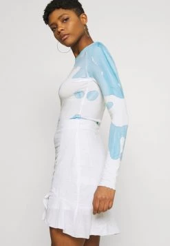 Nly by Nelly FLOUNCY SKIRT - Eleganter Bleistiftrock in Weiß für Damen -Nly by Nelly Verkaufsladen e36003ed31874b50be8ae2a0e5d9054f