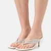 Nly by Nelly GLAMOROUS THONG HEEL - Zehentrenner Damen in Weiß | Elegante Sandalen für jeden Anlass -Nly by Nelly Verkaufsladen e4c796e6f0c444c1a8532a79e9973397