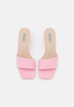 Nly by Nelly KITTEN FLAT MULE - Pantolette Hoch in Pink für Damen | Bequeme Hohe Pantoletten -Nly by Nelly Verkaufsladen e9e060dec7994d988eee79d5d0243764