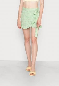 Nly by Nelly LOW WAIST FLOUNCE SKIRT - Minirock - Mehrfarbig, Damen