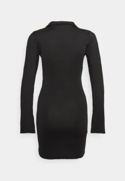 Nly by Nelly COLLAR BODYCON DRESS - Jerseykleid in Schwarz für Damen -Nly by Nelly Verkaufsladen ea4e5e9c6ecd48a383a522885f427a7f