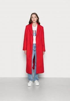 Nly by Nelly GREAT LONG COAT - Klassischer Damenmantel in Rot -Nly by Nelly Verkaufsladen eecfd6930bff4a19ba38a4e97b4bcc6c