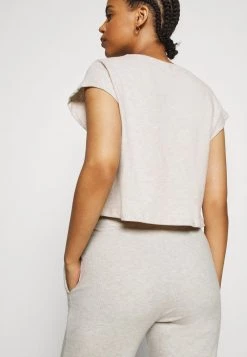 Nly by Nelly COZY TEE - Beige Mélange Stoffhose für Damen | Bequeme Freizeithose -Nly by Nelly Verkaufsladen ef1a096c5c7144959bcc140d8a3f8f7d