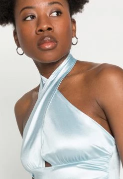 Nly by Nelly TWIST NECK - Top - Blau, Damen | Modisches Frauen-Top mit Twist-Detail -Nly by Nelly Verkaufsladen f0a15bb35851418ca39689f728810568