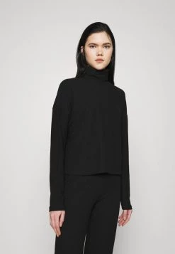 Nly by Nelly MY COZY SET - Bequeme Stoffhose in Schwarz für Damen