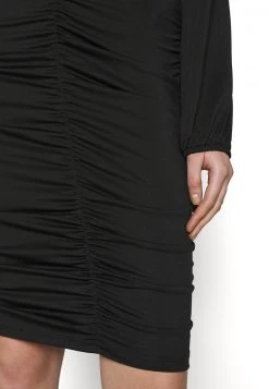 Nly by Nelly KEYHOLE TIE SLINKY DRESS - Elegantes Jerseykleid in Schwarz für Damen -Nly by Nelly Verkaufsladen f206487d36ad4af2afea9dbd2dba33b5