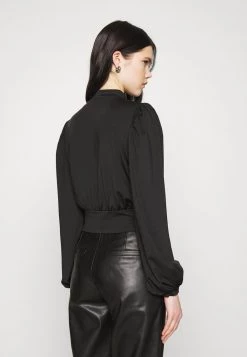 Nly by Nelly KEYHOLE FRONT Langarmshirt - Schwarz, Damen | Elegantes Langarmshirt mit Keyhole-Detail -Nly by Nelly Verkaufsladen f30cc857dc934444a2bc996ce05c06dd