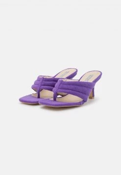Nly by Nelly DREAM THONG HEEL - Zehentrenner Damen in Lila | Elegante Sandalen für jeden Anlass -Nly by Nelly Verkaufsladen f70b943708ce4873822ad7d644c51122
