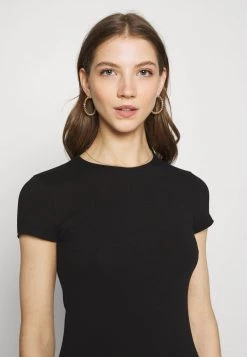 Nly by Nelly PERFECT TEE DRESS - Jerseykleid in Schwarz für Damen -Nly by Nelly Verkaufsladen f873184df3794ae58de3b7e46f396b72