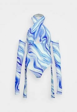 Nly by Nelly GLOVE SLEEVE Langarmshirt - Blau, Damen | Stilvolles Langarmshirt für Frauen -Nly by Nelly Verkaufsladen f961062094cd4d1a91b46a1374fcab35