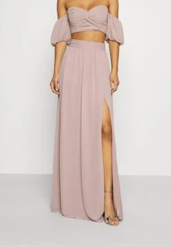 Nly by Nelly MY WAY RUCHED SKIRT - Maxirock in Nougat für Damen | Elegant & Stilvoll