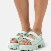 Nly by Nelly CHUNKY Plateausandalette in Mint für Damen | Trendige Plateausandalen -Nly by Nelly Verkaufsladen ffec845e62ca4fa782774d3fbe02a304